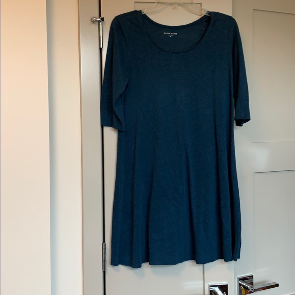 Eileen Fisher 100% linen tunic or dress